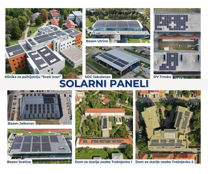 Grad Zagreb do kraja 2025. godine instalira 100 solarnih elektrana na krovove